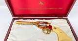 Colt SAA Alabama Sesquicentennial SAA .22 LR SAA Gold Plated - used SAA - 1 of 14