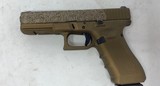 Glock 22 Gen 4 .40 S&W Burnt Bronze Cerakote Finish w/ night sights one mag - 3 of 24