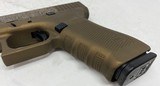 Glock 22 Gen 4 .40 S&W Burnt Bronze Cerakote Finish w/ night sights one mag - 8 of 24