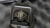 Glock 17 Gen 4 9mm Luger custom grip night sights - used excellent! - 4 of 5