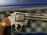 Colt Python 357 mag Nickel 6” 1982 Python - 3 of 4