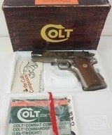 Colt Custom Combat Commander 45 E-Nickel 04612-LNK - 1 of 8