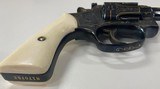 Smith and Wesson Model 34-1 22lr J Frame Engraved Gold Inlay - 8 of 8