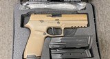 Sig Sauer P320F 9mm Luger FDE W320F-9-FDE - used - 2 of 2