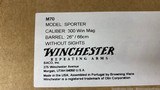 Winchester Model 70 Sporter 300 Win Mag 26