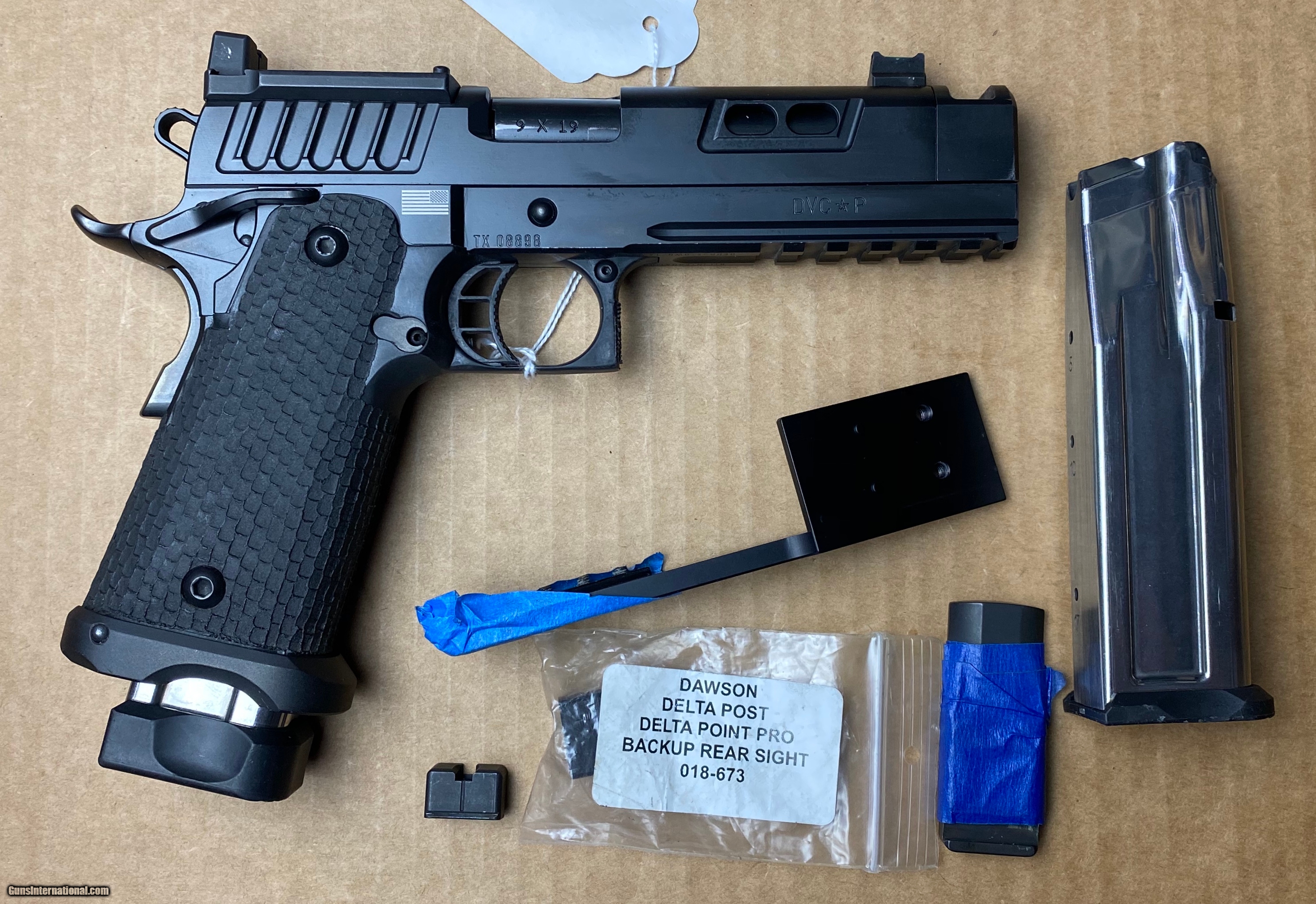 Used STI International DVC P DUO Ported 9mm W RMR Frame Mount 2653