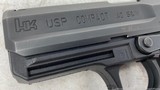 Heckler & Koch H&K USP 40 Compact .40 S&W 3.58