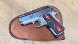 Used Kimber Ultra Crimson Carry II 45 ACP FO Sights + Red Lasergrips - 1 of 3