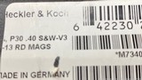 Heckler & Koch P30 .40 S&W 3.8