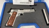 Used Springfield M1911 A1 45 ACP Stainless Adj Sights Two Mags - 1 of 5