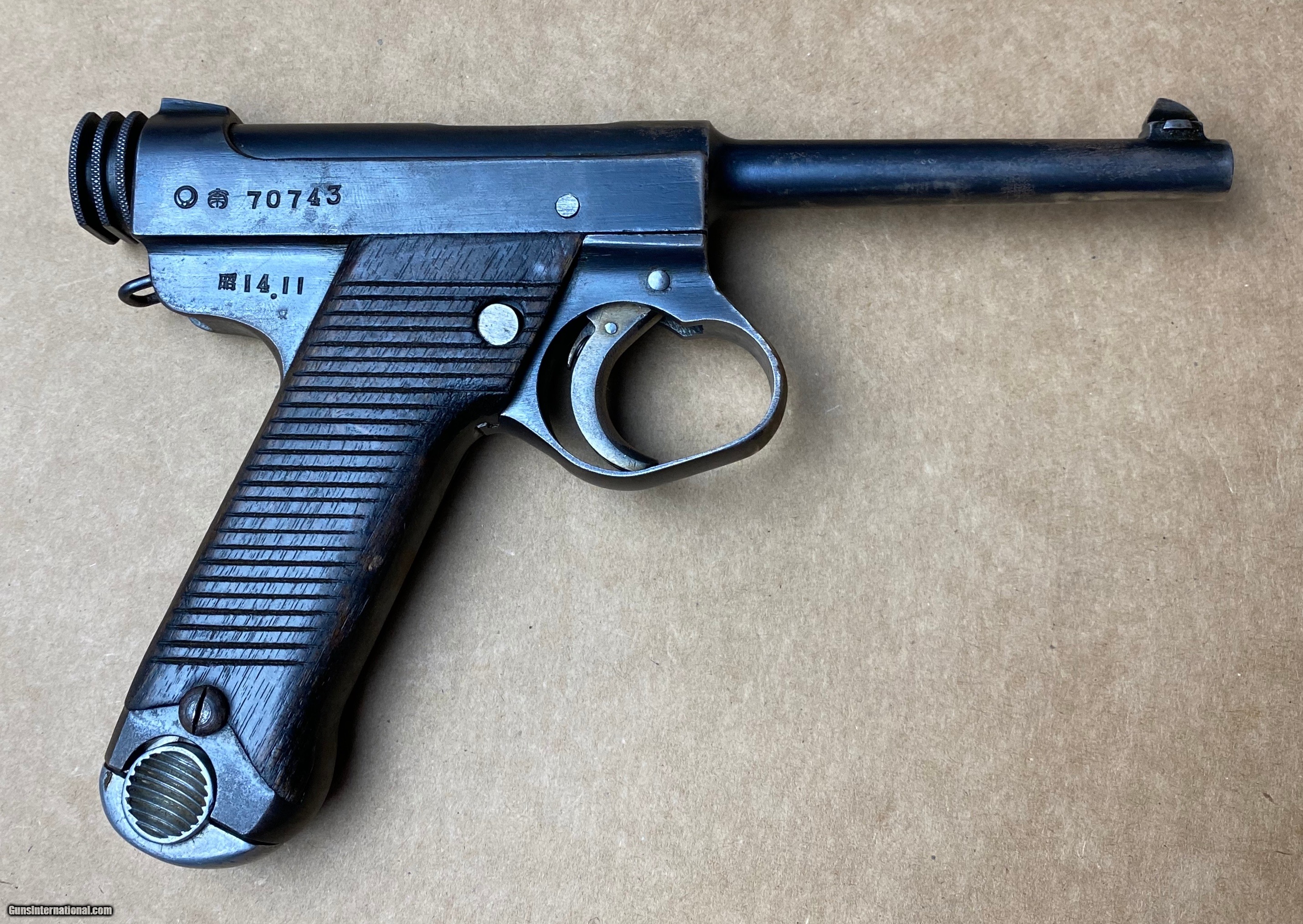 WWII Japanese Nambu Type 14 8mm Pistol