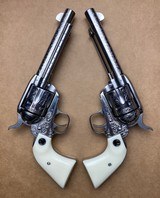 Consecutive Pair (2) 1 of 1000 Engraved Ruger Vaquero 45 Colt 5.5