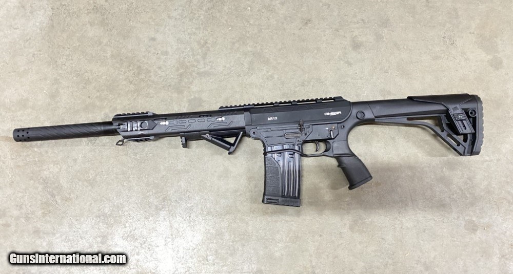 OMEGA AR12 BLACK TACTICAL SHOTGUN AR 12