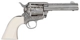 Taylor's & Company 1873 Outlaw Legacy Nickel Engraved 45 Colt 4.75