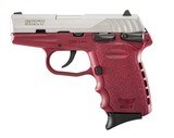 SCCY CPX-1 9mm Stainless Red W/Safety 2- 10 Round Magazines CPX-1TTCR - 1 of 1