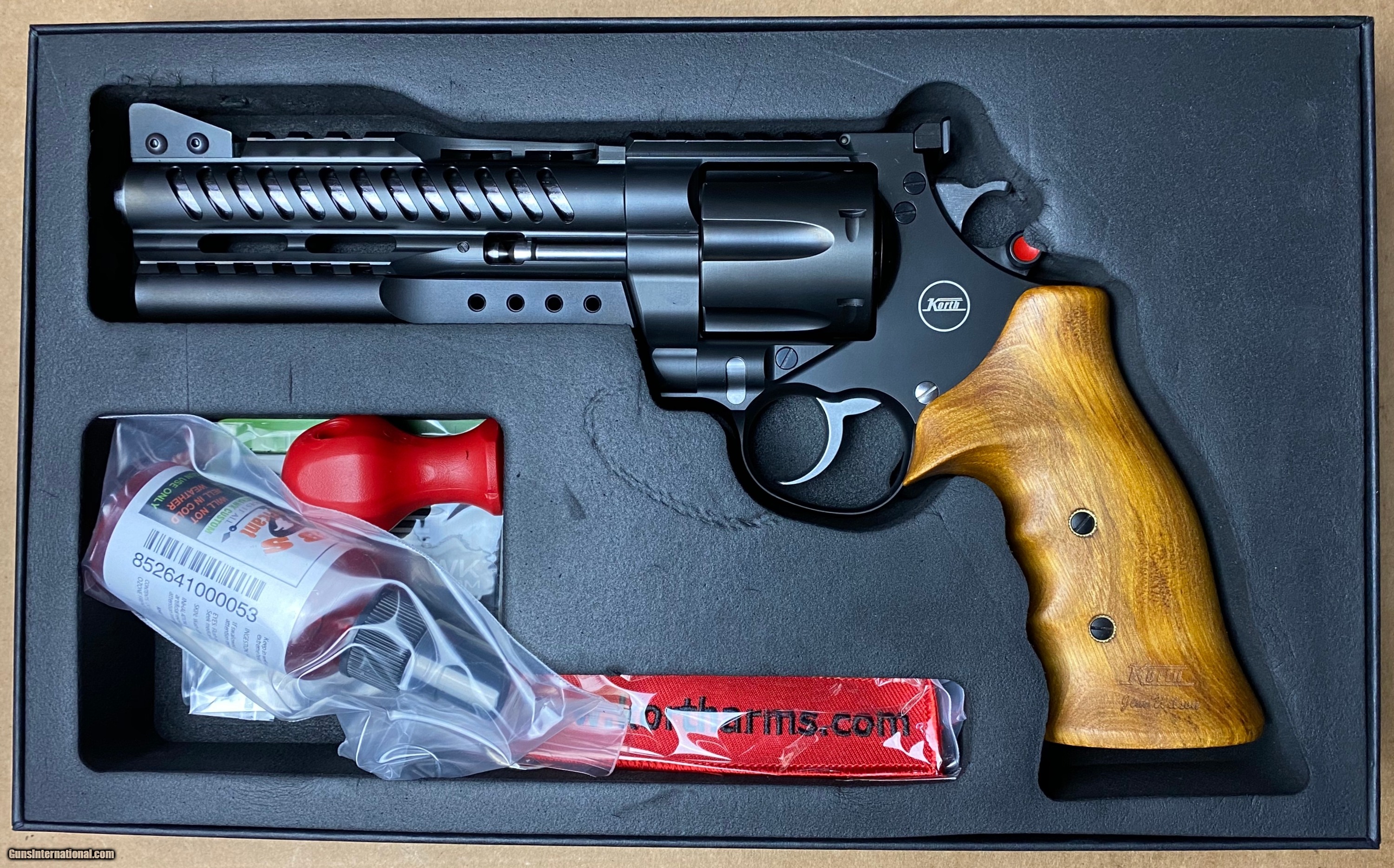 Nighthawk Custom Korth Nxr 44 Mag 6 Shot Revolver 6 Barrel 0445