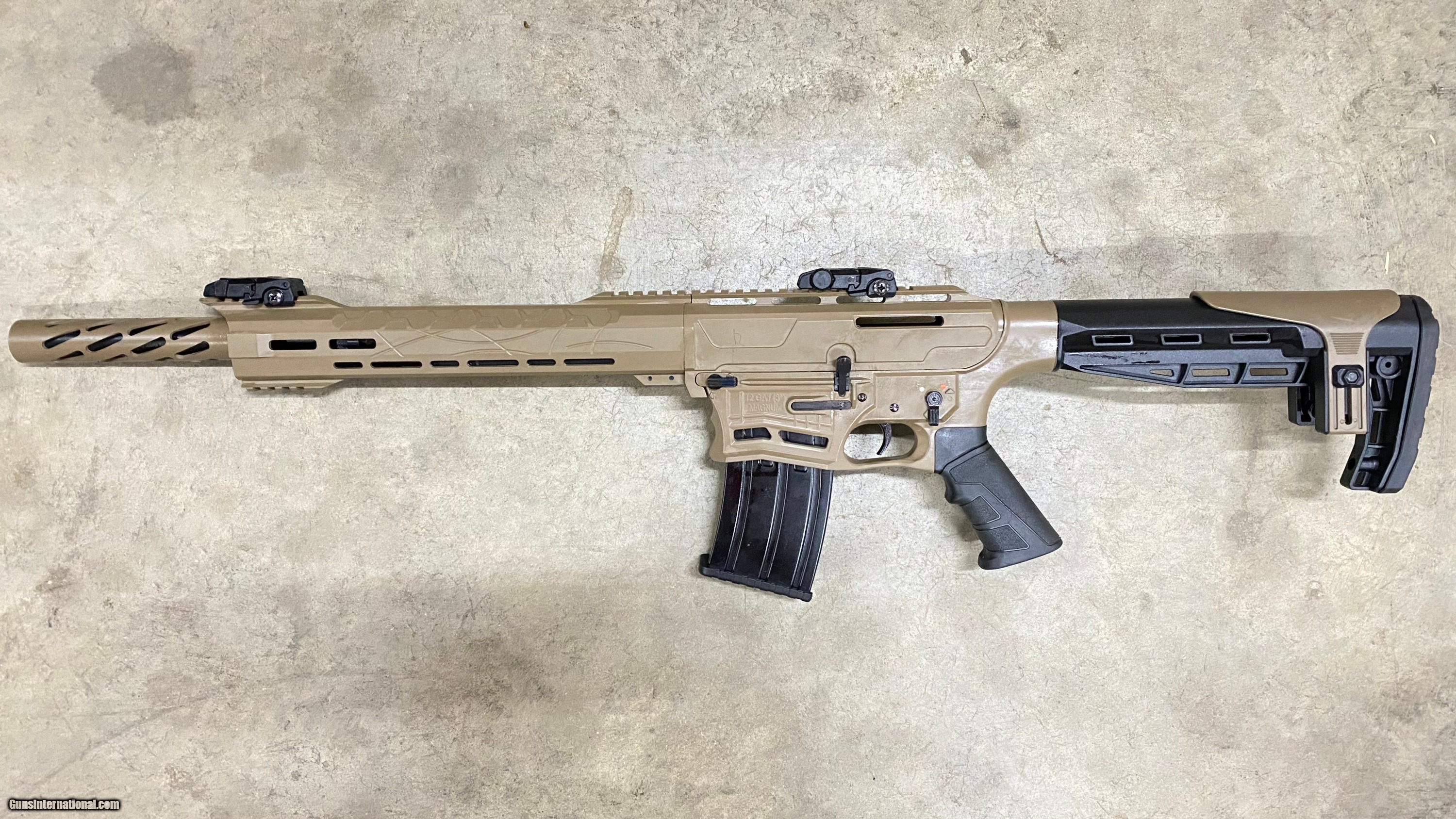 Citadel Boss Ga Ar Style Semi Auto Shotgun Fde Ar Ar