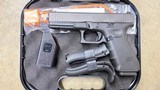 Used Glock 17 Gen 4 9mm Luger Night Sights Front Serrations - 2 of 4