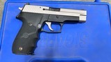 Used Sig Sauer / Sigarms P226 Stainless 357 Sig w/ extra 40 S&W barrel - 1 of 2