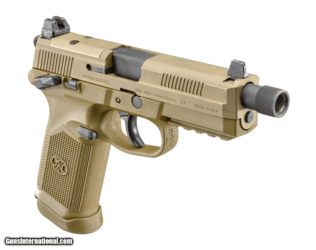 Fn Fnx 45 Tactical 45 Acp 15rd Fde Night Sights Fnx45 Ms