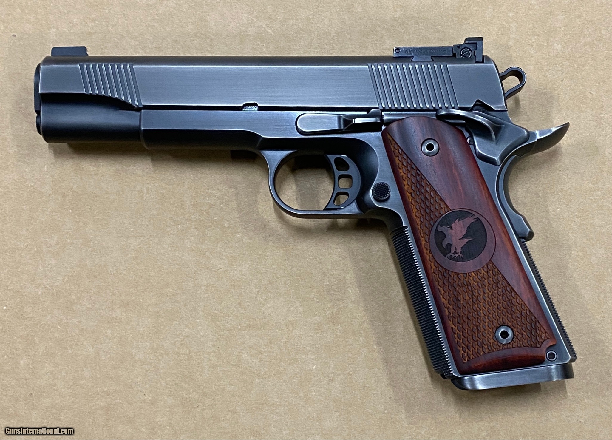 Nighthawk Custom Dominator 10mm Smoked Nitride Government 1911 9180