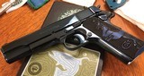 Colt Custom Government 38 Super 1 of 300 Talo Model 1911 O1073BST-DB - 1 of 1