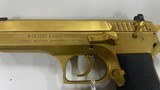 Used Desert Eagle Pistol 40 S&W Gold IMI Baby Eagle - 3 of 4