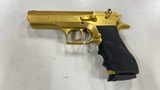 Used Desert Eagle Pistol 40 S&W Gold IMI Baby Eagle - 1 of 4