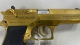 Used Desert Eagle Pistol 40 S&W Gold IMI Baby Eagle - 4 of 4