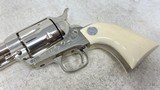 Used Colt Single Action Army 45 LC Nickle w Ivory Grips SAA - 4 of 5