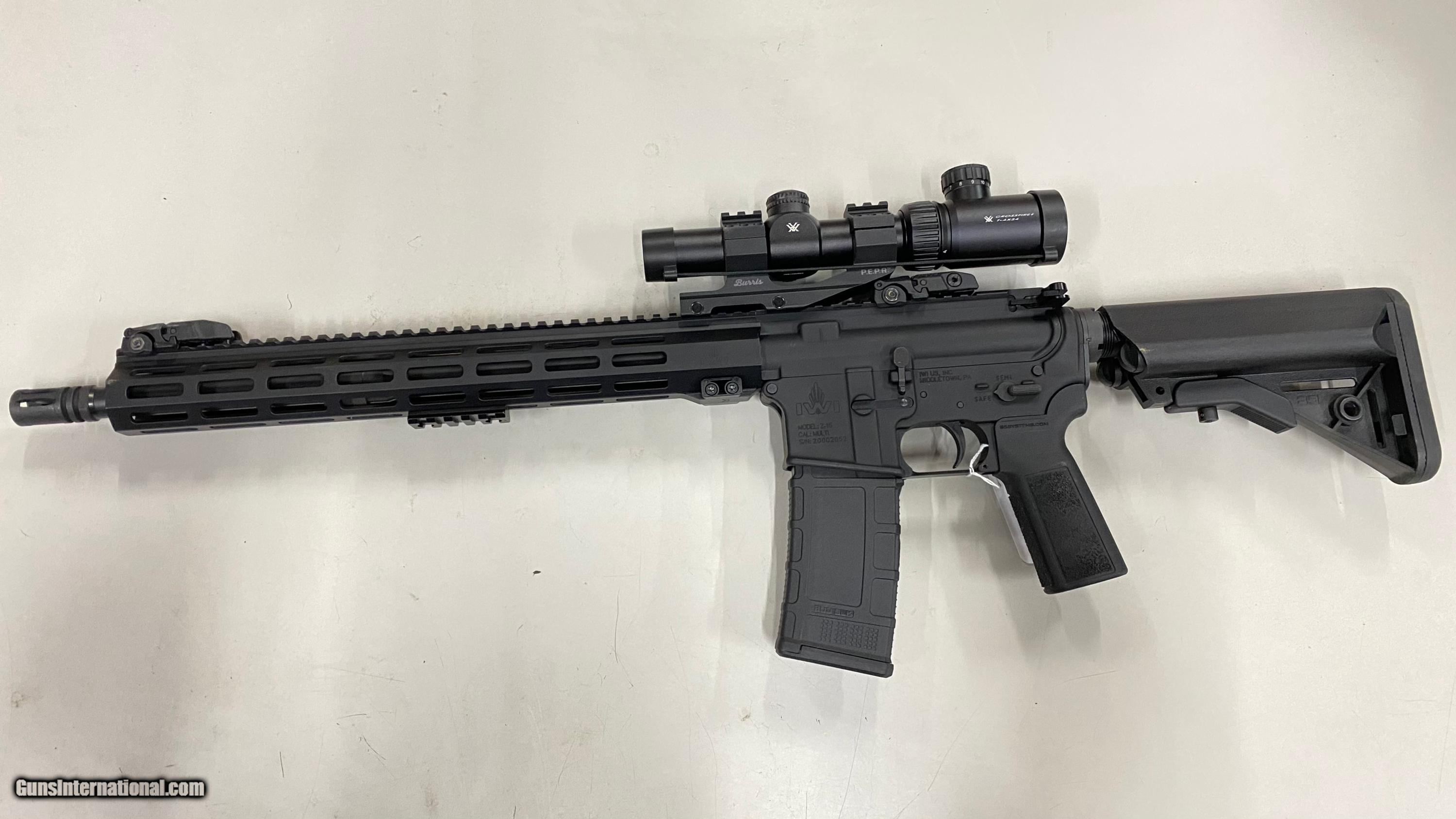 USED IWI Zion-15 5.56 NATO AR-15 16 30rd AR15 Zion 15 w Vortex