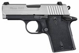 Sig Sauer P938 9mm 2-Tone Stainless 938-9-T-NBS-AMBI - 1 of 1