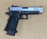 STI Staccato P 9mm Tuxedo Chrome Slide DLC Bull Barrel 1911 2011 - 1 of 2