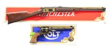 Colt Winchester Comm. Set Wood Case Letter SAA 1984 94 44-40 20