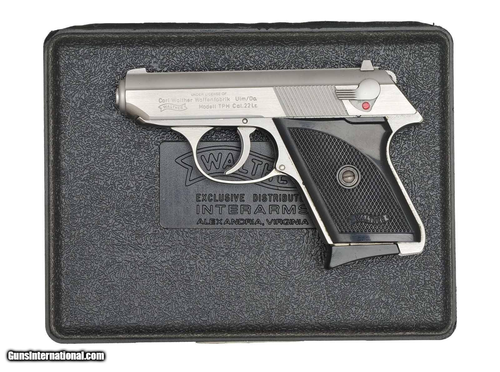 USED WALTHER TPH STAINLESS STEEL SEMI-AUTO PISTOL