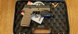Used Sig Sauer P320 Carry 9mm Coyote Tan/Black w/ Crimson Trace Light - 2 of 3
