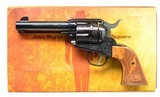 USED RUGER VAQUERO JOHN WAYNE BLUED ENGRAVED REVOLVER 45 LC - 2 of 2