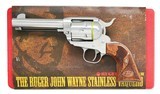 USED RUGER VAQUERO JOHN WAYNE STAINLESS REVOLVER 45 LC - 2 of 2