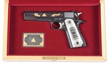 COLT 1911A1 PANAMA CANAL SPECIAL EDITION .45 SEMI AUTO W/ BOX AND CASE - 1 of 1