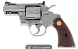 DESIRABLE COLT PYTHON DOUBLE ACTION REVOLVER WITH 2 - 1/2