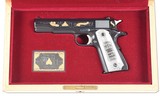 COLT 1911A1 PANAMA CANAL SPECIAL EDITION .45 SEMI AUTO W/ BOX AND CASE - 1 of 1