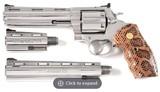COLT ANACONDA DOUBLE ACTION REVOLVER W/ SNAKESKIN GRIPS EXTRA BARRELS - 1 of 1