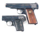 LOT OF 2: DEUSTCHE-WERKE ORTGIES PATENT AND BROWNING FN 1905 - 1 of 1