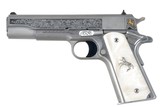 COLT BRIAN POWLEY LIMITED EDITION ENGRAVER SERIES GOVERNMENT MODEL 38 SUPER - 1 of 1