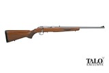 Ruger American Rimfire 22 LR Wood Stock Stainless Steel Talo Model 8359 - 1 of 1