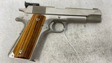 Used Colt Government model 1911 45 ACP MK IV Series 70 Nickel 1966 - 1 of 2
