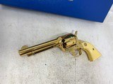 Colt California Gold Rush Single Action Army Revolver 45LC Gold - 1 of 8