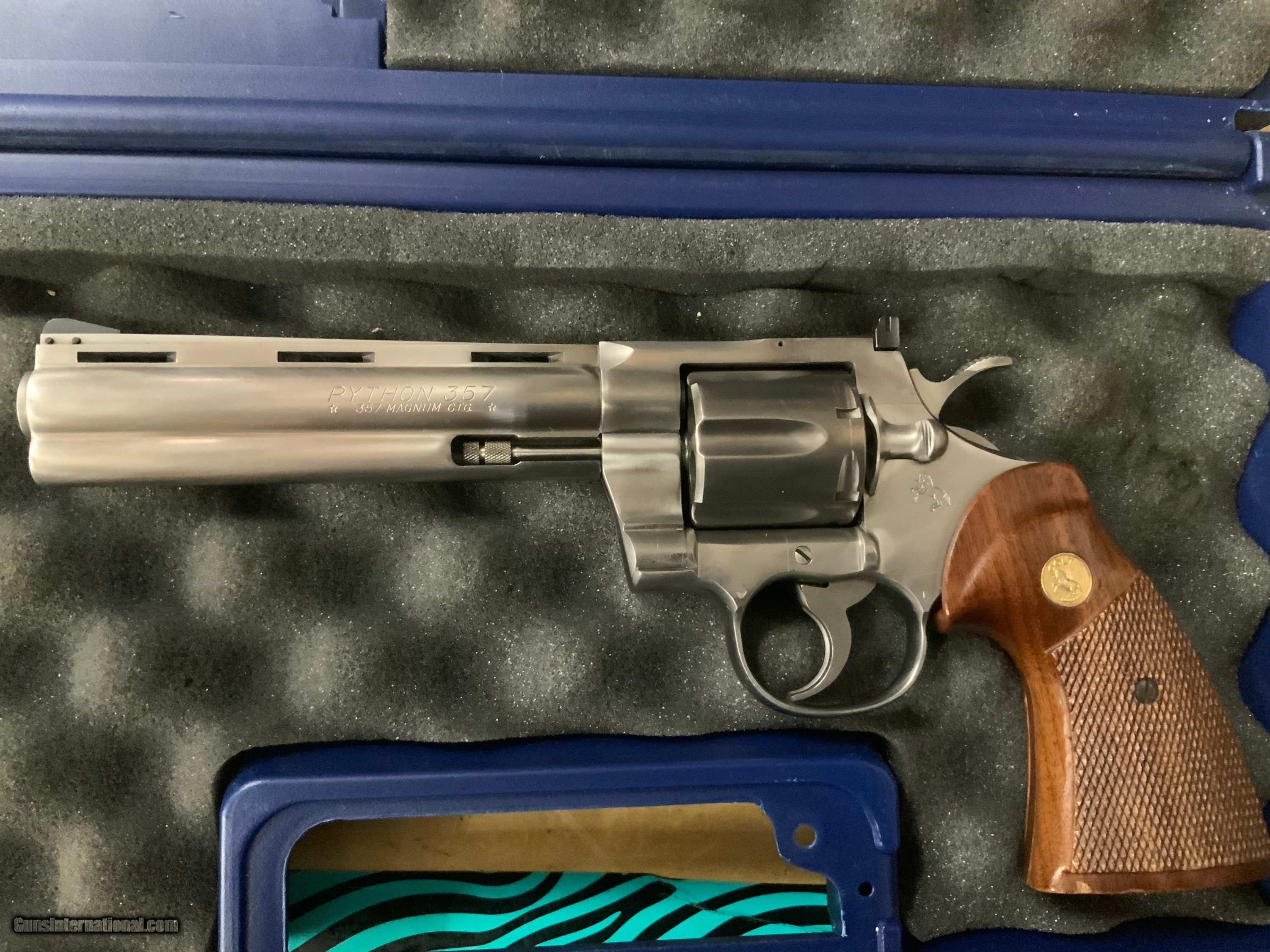 Colt Python 357 Mag Stainless 6” 1982 Python