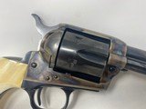 Colt SAA Single Action Army Revolver 44-40 5.5” Real Ivory Grips - 4 of 8