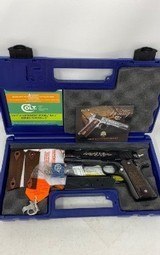 Gustave Young Colt .45 ACP Series 70 Gov't Engraved 1911 BEAUTIFUL - 2 of 8